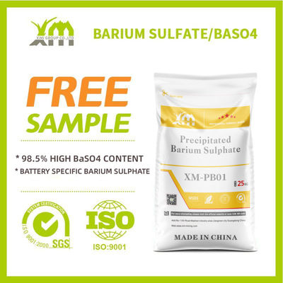 4.4 g/cm3 Bariumsulfaat BaSO4 Reinheid 98% Min Industriële waarde