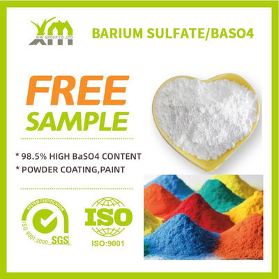 Witte afgeworpen bariumsulfaat 98% voor poedercoating Bariumsulfaatformule